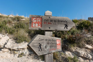 GR221 Wegweiser